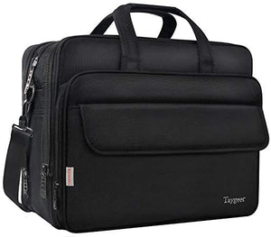 Taygeer Borsa da 17 pollici per laptop, borsa Messenger espandibile per...