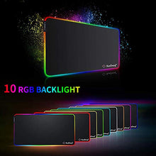 Carica l'immagine nel visualizzatore di Gallery, RuoCherg RGB Tappetino Gaming, Grande Gioco Mouse Pad, 10 modalità di 78*30cm