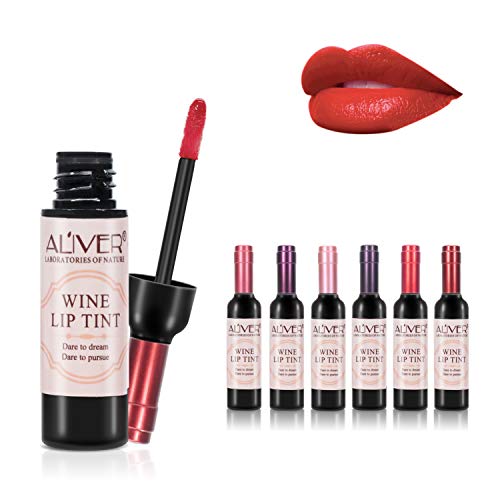6 colori vino rossetto liquido, Lady Long Lasting Make Up Matte Lip Gloss,... - Ilgrandebazar