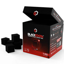 Carica l&#39;immagine nel visualizzatore di Gallery, BLACKCOCO&#39;s - 1 KG Carbone Naturale di Prima Qualità per Narghilè e BBQ –...