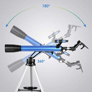 TELMU Telescopio Astronomico GS700/60, Ingrandimento (117x e 28x), Oculare...
