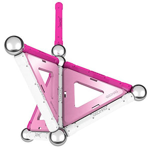 Geomag- Pink Panels Gioco di Costruzione Magnetico, 22 Pezzi, Multicolore