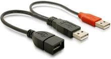 Carica l'immagine nel visualizzatore di Gallery, Link R10019 Sdoppiatore USB-A Femmina, 2 x a Maschio, 22.5 cm