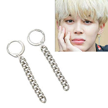 Carica l&#39;immagine nel visualizzatore di Gallery, PPX 6 Pezzi Orecchini Coreani a Catena Lunga, Kpop Bangtan Boy Album Jimin...