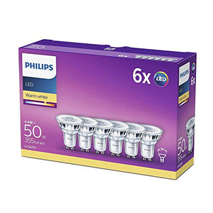 Philips LED Spot - Confezione Faretti LED, Attacco GU10, 4.6 da 6 - Ilgrandebazar
