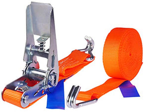 4 x 800 kg 6 m Cinghia Con Cricchetto e Gancio Di Tensione Cinghie... - Ilgrandebazar
