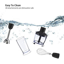 Carica l&#39;immagine nel visualizzatore di Gallery, homgeek Frullatore ad Immersione, Mixer a Immersione Professionale 4 in 1, 5... - Ilgrandebazar