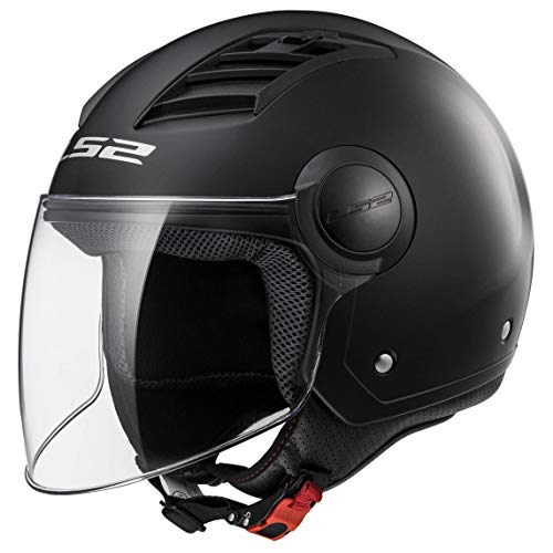 LS2 Casco Moto Of562 Airflow, Matt Black Long M