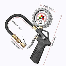 Carica l&#39;immagine nel visualizzatore di Gallery, oasser Manometro Digitale Pressione Gomme Pistola Gonfiaggio Pneumatici... - Ilgrandebazar