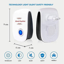 Carica l&#39;immagine nel visualizzatore di Gallery, ALOhaLi Repellente Ultrasuoni, 2020 per Zanzare,Topi, formiche, 2 pack