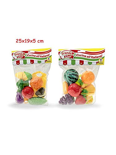 Teorema Giocattoli- Frutta e Verdura con Velcro, Multicolore, 3.TE65530