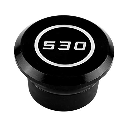 Fydun Copertura foro telaio moto, coperchio decorativo Nero - Ilgrandebazar