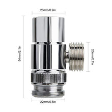 Carica l'immagine nel visualizzatore di Gallery, Yizhet 3 Vie Deviatore Doccia Rubinetto 1/2 Pollici IPS Ottone Cromo Lucido...