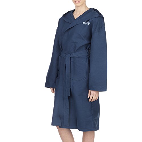 ARENA Zeal, Accappatoio in Microfibra Unisex Adulto XL, Blu (Navy/White) - Ilgrandebazar