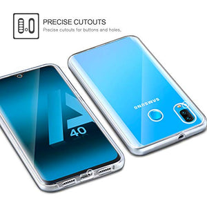 AROYI Custodia protettiva in silicone trasparente a 360 gradi per Chiaro - Ilgrandebazar