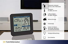 Carica l&#39;immagine nel visualizzatore di Gallery, TFA Dostmann Sky Stazione meteorologica Radio, Nero, (L) 123 x (B) 52 x (H)... - Ilgrandebazar