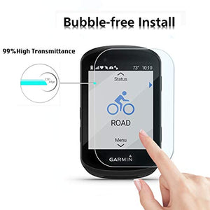 MWOOT 3 Pezzi Pellicole in Vetro Temperato per Garmin Edge 830 530, Anti...