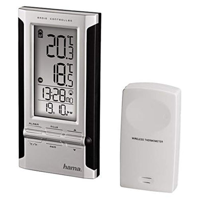 Hama EWS-180 Stazione barometrica, Nero, Argento - Ilgrandebazar