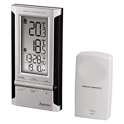 Hama EWS-180 Stazione barometrica, Nero, Argento - Ilgrandebazar