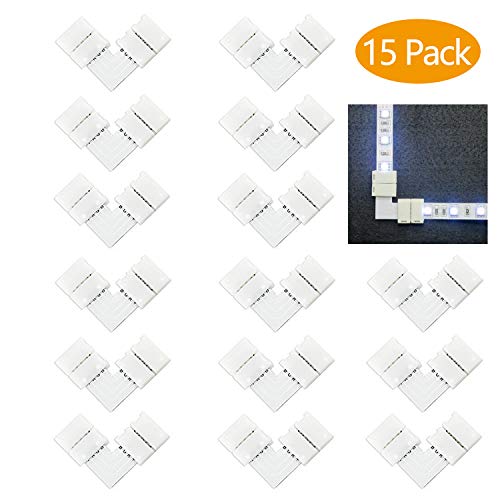 LABOTA 15Pack Connettori Led L a forma di connettore rapido LED connettori... - Ilgrandebazar