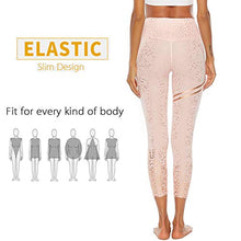 Carica l'immagine nel visualizzatore di Gallery, SotRong Pantaloni da Yoga a Vita Alta Donna Brillantini Leggings S, Rosa - Ilgrandebazar