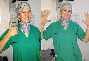 Cappello sala operatoria Gufi capelli corti Chirurgo Dentista Vet Cook... - Ilgrandebazar