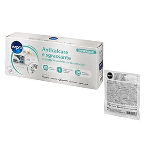 Whirlpool-WPro Wpro DES123 Anticalcare e Sgrassante in Buste (12pz) - Ilgrandebazar