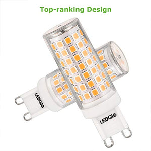 LEDGLE 5 x G9 LED Lampadine del 8W Nessun Sfarfallio, 88-LED 8W, 88led 3000k - Ilgrandebazar