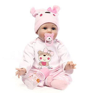 ZIYIUI Realtà neonatale Vinile in Silicone Morbido 55 cm 22 Pollici...
