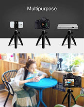 Carica l&#39;immagine nel visualizzatore di Gallery, Mini treppiede con supporto per cellulare, rotazione a 360°, Rosso