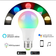 Carica l&#39;immagine nel visualizzatore di Gallery, Lampadina AG Wifi Alexa, e27, Google...