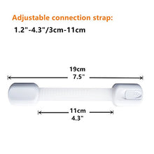 Carica l&#39;immagine nel visualizzatore di Gallery, [8 Pezzi] Bambino Chiusure di Sicurezza Armadio, LifenC Serrature di...