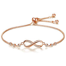 Carica l&#39;immagine nel visualizzatore di Gallery, Bracciale a due fili Infinity Symbol Ladies a... - Ilgrandebazar