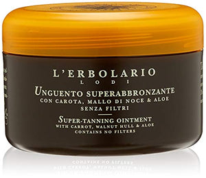 L'Erbolario, Unguento Super Abbronzante, con Carota, Mallo di Noce e Aloe,...