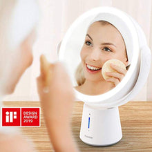Carica l&#39;immagine nel visualizzatore di Gallery, Auxmir Specchio Trucco LED Ingranditore 10X/1X a Doppia Faccia 19cm