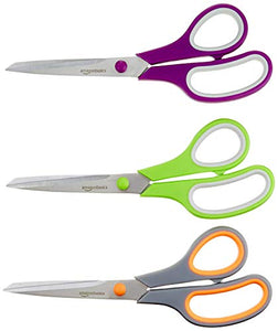 AmazonBasics - Forbici con impugnatura morbida e lame in titanio, 20 cm,... - Ilgrandebazar