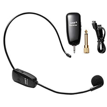 Carica l&#39;immagine nel visualizzatore di Gallery, ZITFRI UHF Microfono Wireless Archetto Professionale 50m di Trasmissione...
