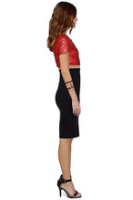 Carica l&#39;immagine nel visualizzatore di Gallery, keland - Maglietta da Donna, Sexy, con Paillettes, Scollo a V XL, Rosso - Ilgrandebazar