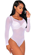 Carica l'immagine nel visualizzatore di Gallery, COSIVIA Donna Bodysuit XL, Bianco - Ilgrandebazar