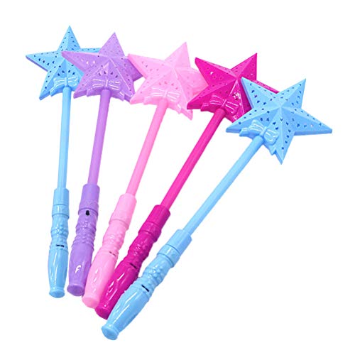 STOBOK Bacchette magiche Luminose LED Forma Stelle Bacchetta Come mostrato