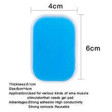 Carica l&#39;immagine nel visualizzatore di Gallery, C100AE 60 PCS EMS Ricambio Gel Pezzi, ABS Pad di di...