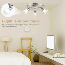 Carica l&#39;immagine nel visualizzatore di Gallery, Albrillo Faretti LED da Soffitto Orientabili - 3 Lampadine G9 5 3 faretti