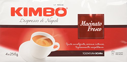 Kimbo Caffè Macinato - Fresco (4 confezioni da 250g)