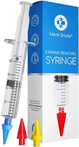 Medi Grade Kit Siringa Pulisci Orecchie – per Tappi con 3... - Ilgrandebazar