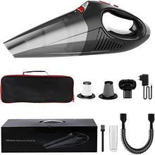 Carica l'immagine nel visualizzatore di Gallery, RIKIN Aspirabriciole Senza Fili Aspirapolvere Portatile 3 in 1 Aspirabriciole Potente 8500PA 120W 12V Aspirapolvere Ricaricabile Filtro HEPA Umido e Secco con Illuminazione a LED per Auto Casa
