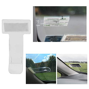 Supporto per ticket parcheggio, parabrezza, autoadesivo, clip per... - Ilgrandebazar