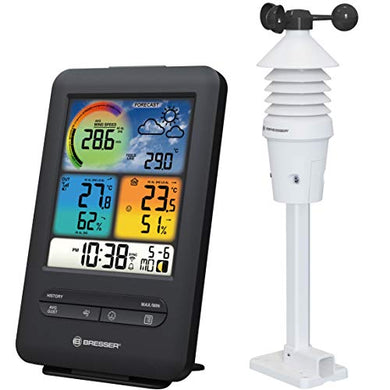 BRESSER 7002535 - Anemometro, Colore: Nero - Ilgrandebazar