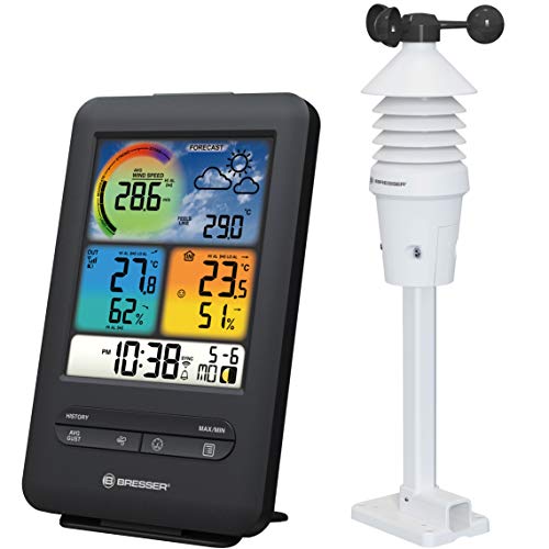 BRESSER 7002535 - Anemometro, Colore: Nero - Ilgrandebazar