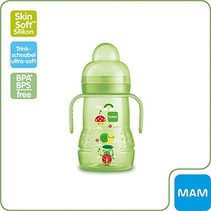 MAM Babyartikel, Biberon/tazza antigoccia, verde, Verde (grün) - Ilgrandebazar
