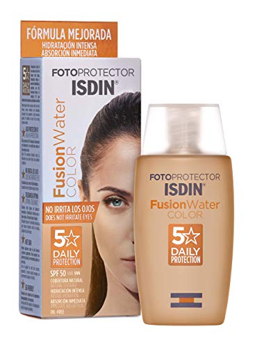 Fotoprotector ISDIN Fusion Water Color SPF 50 50ml | Fotoprotettore viso per...